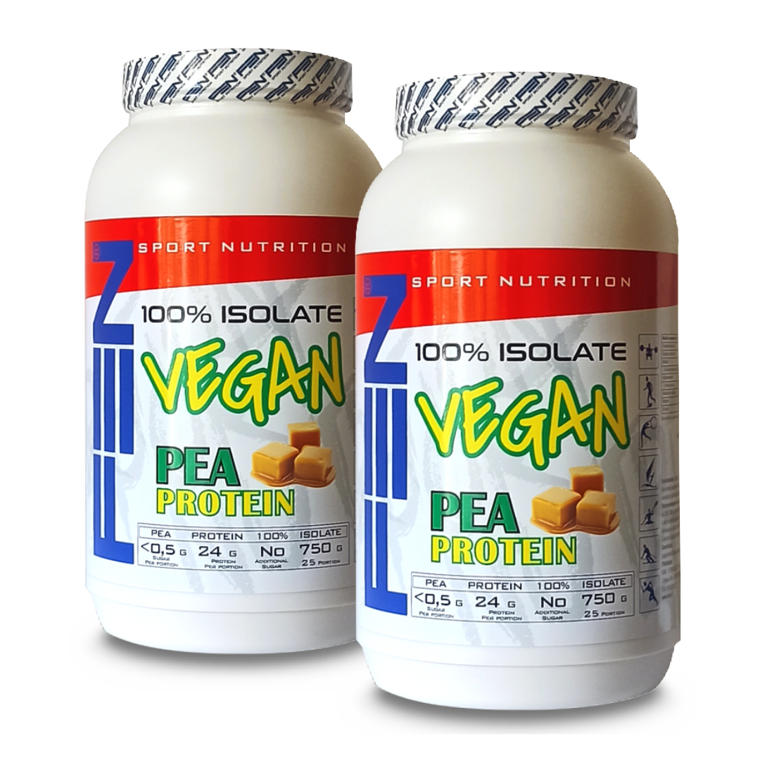 FEN Vegan 100% Pea Protein 750 g x 2 vnt Veganiškas žirnių baltymų kokteilis