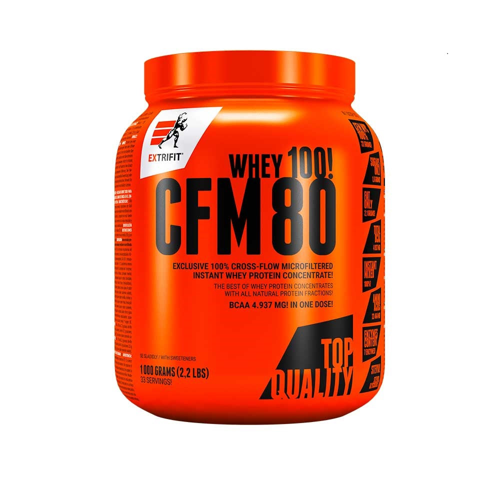 Extrifit CFM 80 1000 g. pieno išrūgų kokteilis