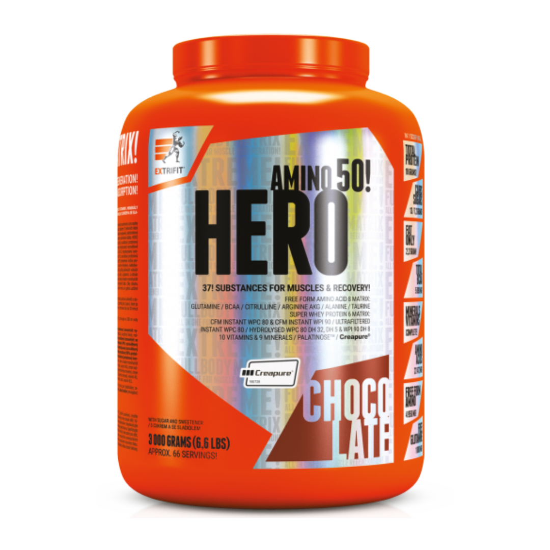 Extrifit HERO 3000 g. kkokteilis raumenų masei auginti