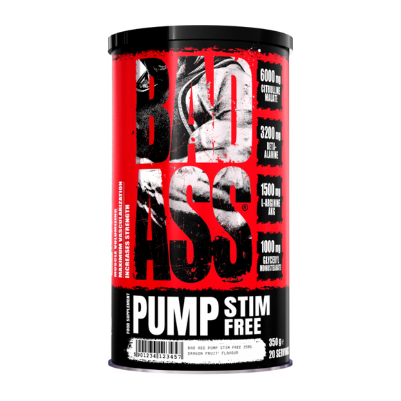 BAD ASS Pump Stim-Free 350 g (przed trening bez kofeiny)