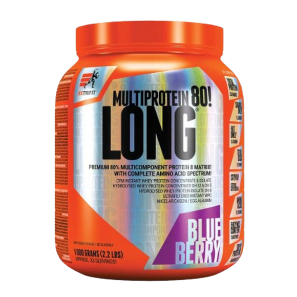 Extrifit LONG® 80 - MULTIPROTEIN 1000 g (koktej proteinash)