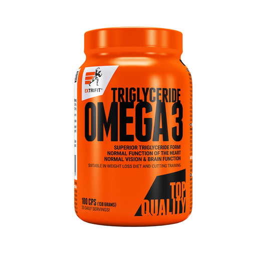 Extrifit OMEGA 3 1000 mg 100 kaps (Trigliceridas) - FEN sport nutrition