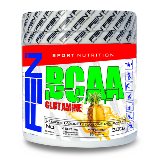 FEN BCAA+Glutamine 300 g. (BCAA su L-Glutaminu) - FEN sport nutrition