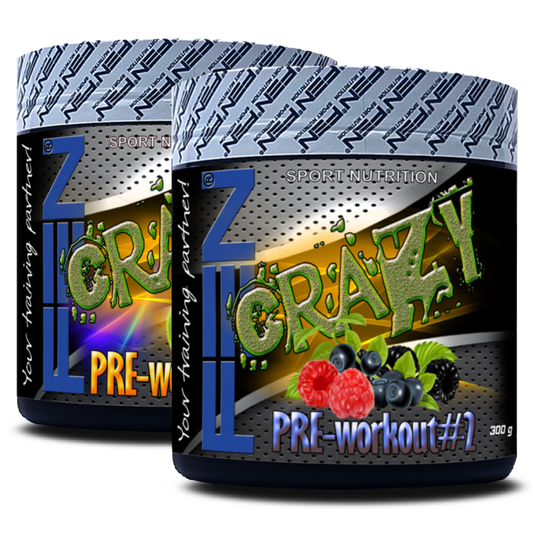 FEN Crazy preworkout #2, 300 g x 2 vnt - FEN sport nutrition