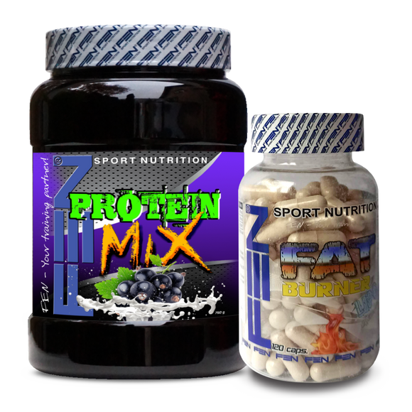 FEN Lipo Burner + FEN Protein Mix (Seti i hollimit, ulja e kolesterolit)