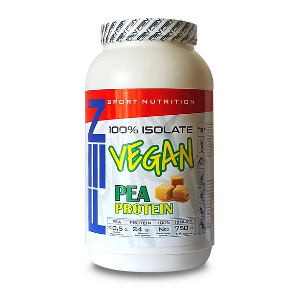 FEN Vegan 100% PEA Isolate 750 g (koktejl izolace proteinu veganského hrachového proteinu)
