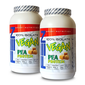 FEN Vegan 100% Pea Protein 750 g x 2 buc (cocktail de insulato de proteine ​​de mazăre vegană)