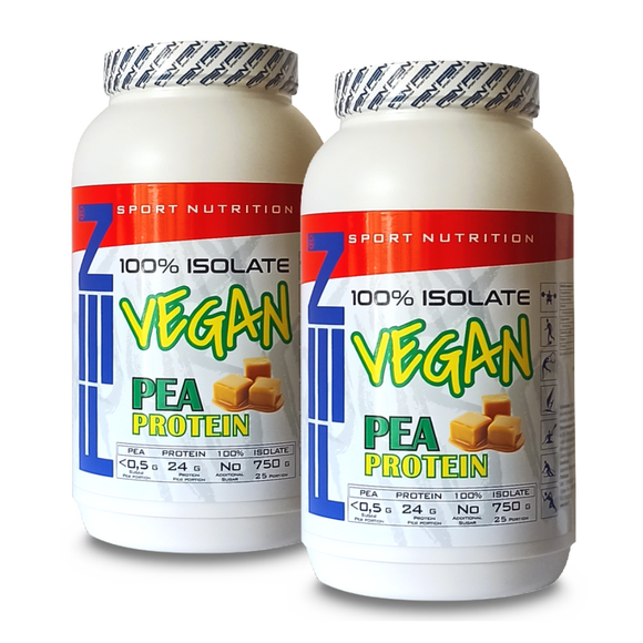 FEN Vegan 100% Pea Protein 750 g x 2 pcs (cóctel de insulato de proteína de guisante vegano)