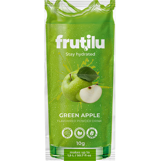 Frutilu becukris gėrimas žaliųjų obuolių skonio - FEN sport nutrition