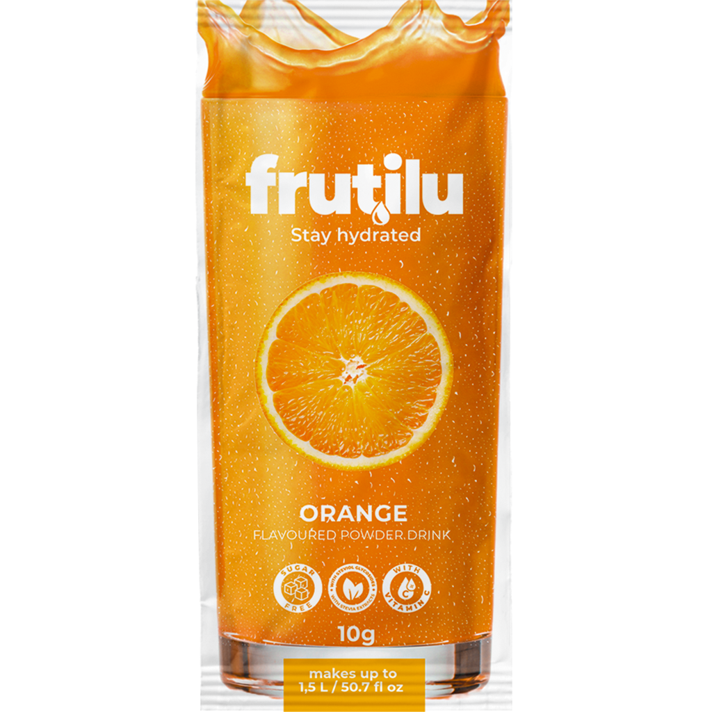 Frutilu becukris gėrimas apelsinų skonio - FEN sport nutrition