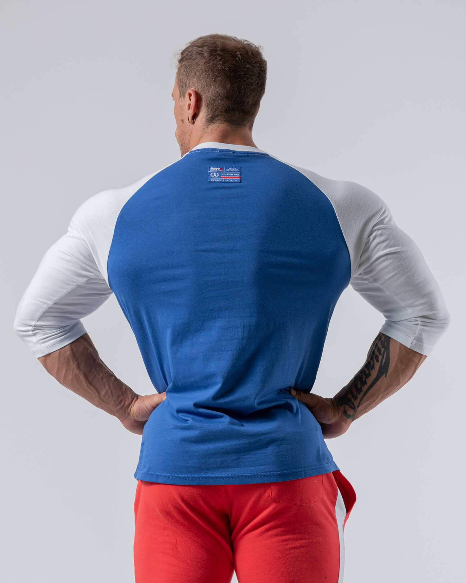 MNX Raglan Top Golden Era Blue - FEN sport nutrition