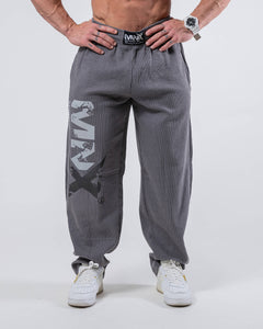 Pantaloni a coste MNX martello, grigio