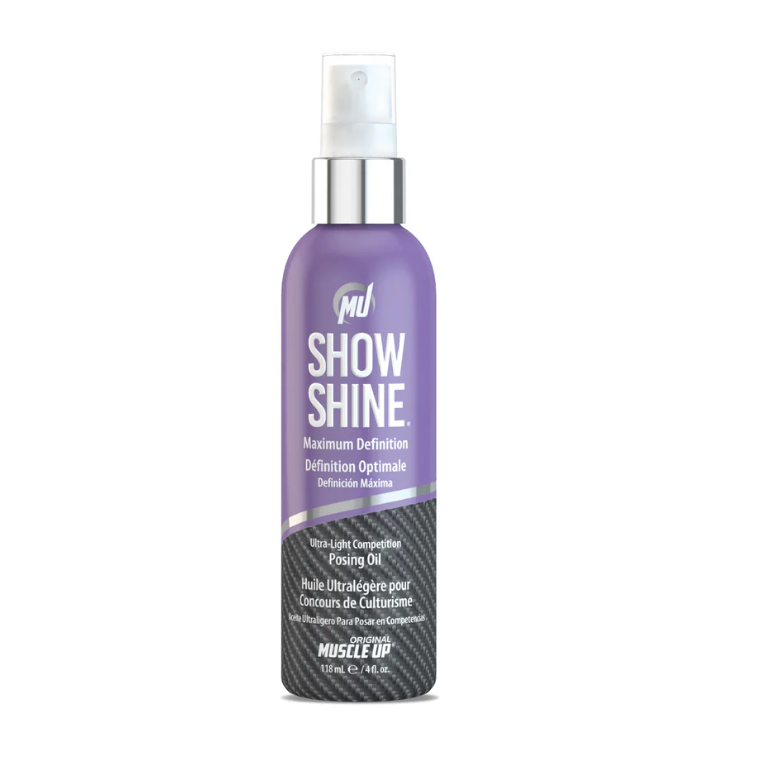 Pro Tan Show Shine® Ultra-Light Posing Oil (Blizgesys kultūrizmo/bikini varžyboms) - FEN sport nutrition