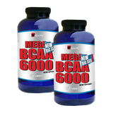 Mega BCAA 6000 160 cilne. 1+1 (BCAA aminoskābes)