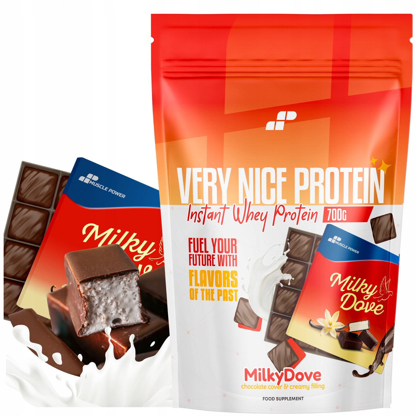 MP Very Nice Protein - 700g  (baltyminis kokteilis) - FEN sport nutrition