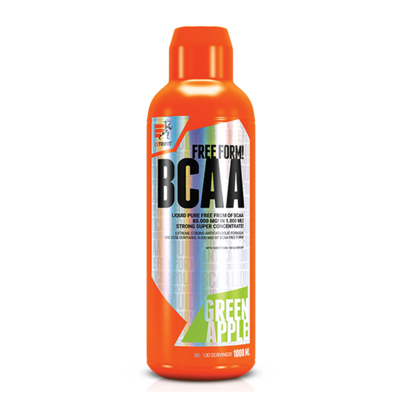 Extrifit BCAA liquid 80 000 mg (flydende form BCAA aminosyrer)