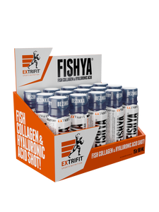Extrifit SHOT FISHYA® Acid hialuronic + colagen marin 15 bucăți 90 ml
